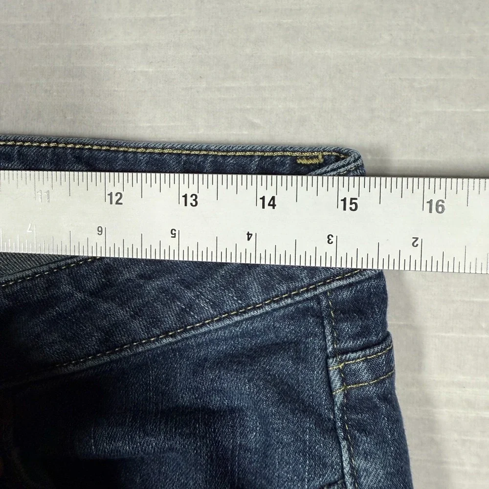 Michael Kors Jeans Womens 6 Blue Denim‎ Skinny Medium Wash Classic Emblem Low